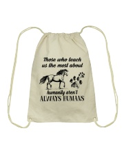 Always Humans Drawstring Bag tile