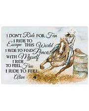 I Do Not Ride For Fun 17x11 Poster front