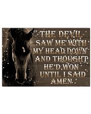 The Devil Saw Me 17x11 Poster front