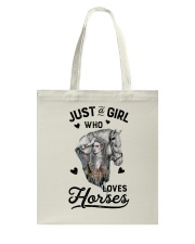 Just A Girl Who Loves Horse Tote Bag tile