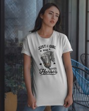Just A Girl Who Loves Horse Classic T-Shirt apparel-classic-tshirt-lifestyle-08