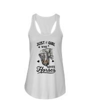 Just A Girl Who Loves Horse Ladies Flowy Tank tile