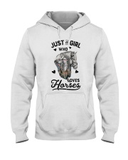 Just A Girl Who Loves Horse Hooded Sweatshirt tile