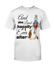 She Lived Happily Premium Fit Mens Tee tile