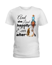 She Lived Happily Ladies T-Shirt tile