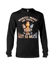 Horses Make Me Happy Long Sleeve Tee tile