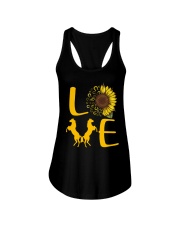 Love Horses Ladies Flowy Tank tile
