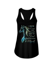 I Ride Ladies Flowy Tank thumbnail
