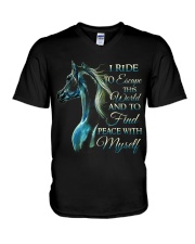 I Ride V-Neck T-Shirt thumbnail