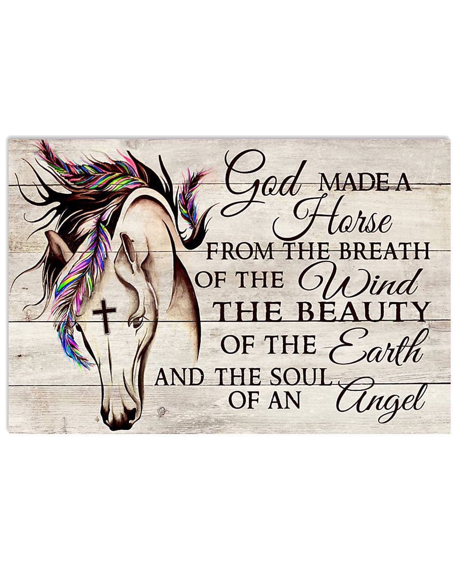 God Made A Horse 17x11 Poster