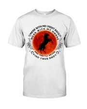 Mess With My Horse Premium Fit Mens Tee tile