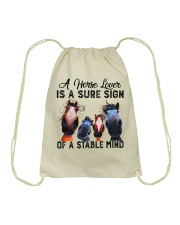 A Horse Lover Drawstring Bag tile