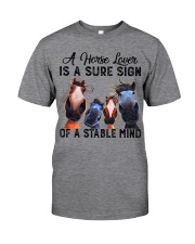 A Horse Lover Classic T-Shirt front