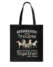 When We Rides Horses Together Tote Bag thumbnail
