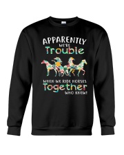 When We Rides Horses Together Crewneck Sweatshirt thumbnail