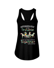 When We Rides Horses Together Ladies Flowy Tank thumbnail
