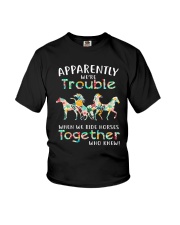 When We Rides Horses Together Youth T-Shirt thumbnail