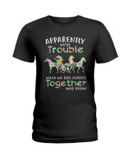 When We Rides Horses Together Ladies T-Shirt thumbnail