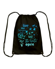 Live Like Someone Drawstring Bag tile