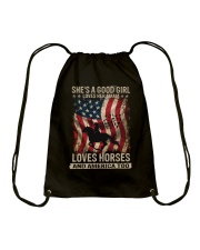 She Is A Good Girl Drawstring Bag tile