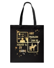 Riding Solves Any Problems Tote Bag tile