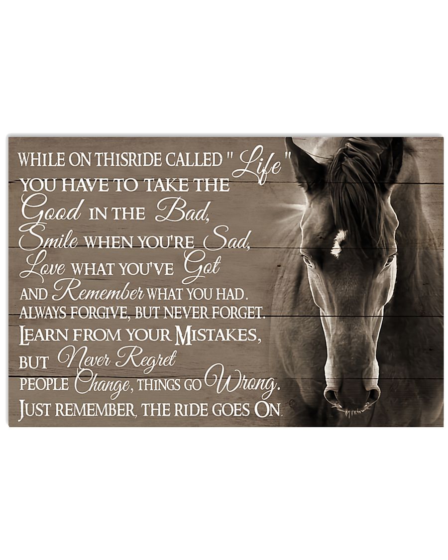 The Ride Goes On 17x11 Poster