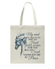 My Mind Still Talks To You Tote Bag tile