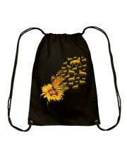 Sunflower And Horses Drawstring Bag thumbnail