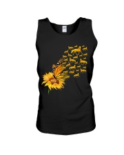 Sunflower And Horses Unisex Tank thumbnail