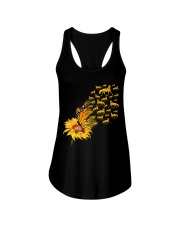 Sunflower And Horses Ladies Flowy Tank thumbnail
