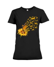 Sunflower And Horses Premium Fit Ladies Tee thumbnail