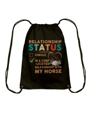 Ralationship Status Drawstring Bag tile
