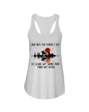 And Into The Forest I Go Ladies Flowy Tank tile