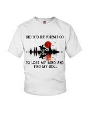And Into The Forest I Go Youth T-Shirt tile