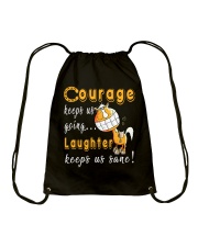 Laughter Keeps Us Sane Drawstring Bag thumbnail