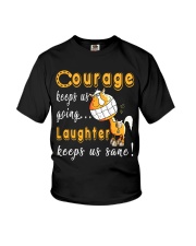 Laughter Keeps Us Sane Youth T-Shirt thumbnail