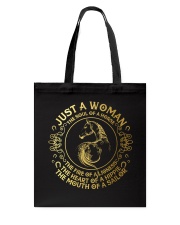 Just A Woman Tote Bag thumbnail