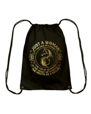 Just A Woman Drawstring Bag thumbnail