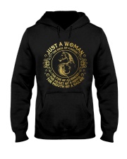 Just A Woman Hooded Sweatshirt thumbnail
