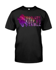 Horses Keep Me Stable Premium Fit Mens Tee tile
