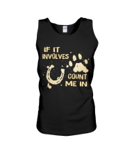 If It Involves Count Me In Unisex Tank tile