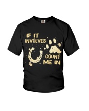 If It Involves Count Me In Youth T-Shirt tile
