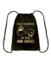 Dogs And Horses Drawstring Bag tile