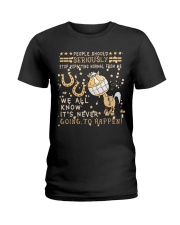 Stop Expecting Normal From Me Ladies T-Shirt tile