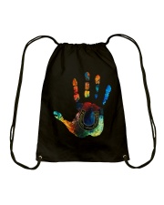 Love Hockey Drawstring Bag thumbnail