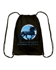 Thunder Is The Sound Of Hoofbeats Drawstring Bag thumbnail