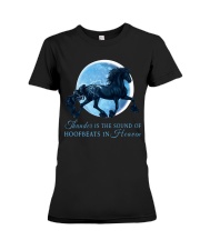 Thunder Is The Sound Of Hoofbeats Premium Fit Ladies Tee thumbnail