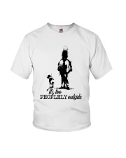 It Is Too Peoplely Outside Youth T-Shirt tile