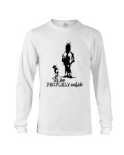 It Is Too Peoplely Outside Long Sleeve Tee tile