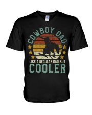 Cowboy Dad V-Neck T-Shirt tile
